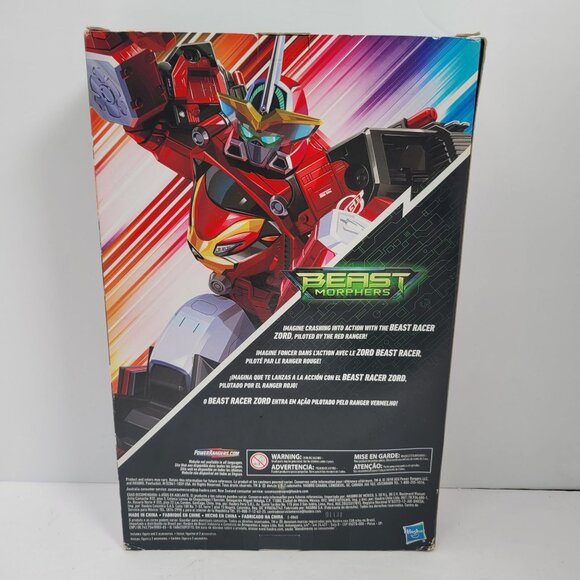 Power Rangers Beast Morphers Beast Racer Zord 2018 Action Figure Toy NEW - Picture 3 of 7